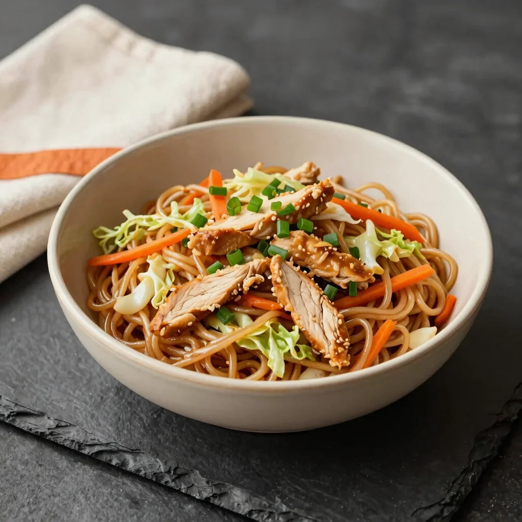Wok Tossed Chicken Chow Mein